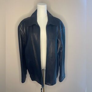 Marc New York Black Leather Jacket ANDREW MARC